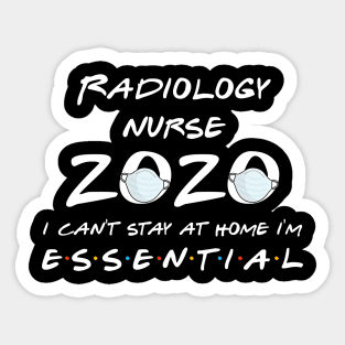 Radiology Nurse 2020 Quarantine Gift Sticker